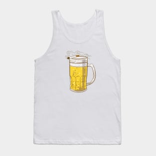 Beer and cigarette Tank Top